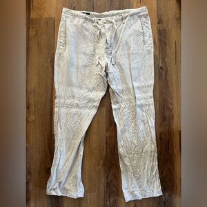 100% Unisex Linen Pants